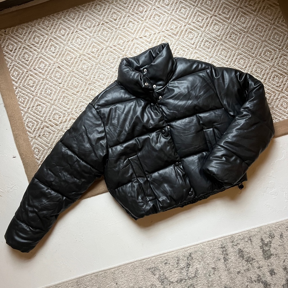 Zara Cropped Bomber Jacket